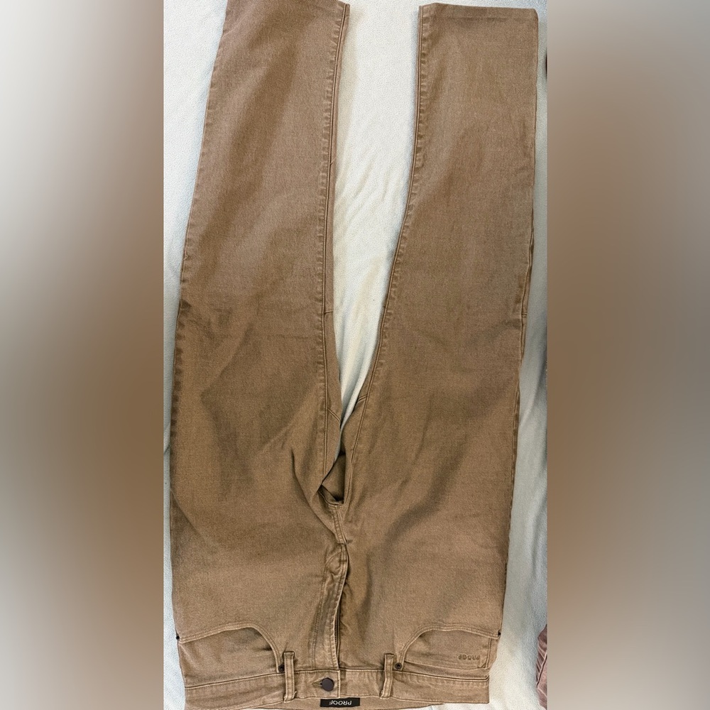 Huckberry proof rover light olive straight leg canvas pants 33x32
